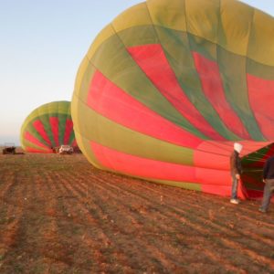 Baptème de montgolfière au dessus de Marrakech