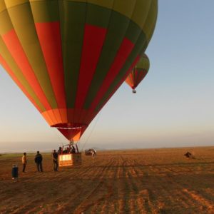 Baptème de montgolfière au dessus de Marrakech