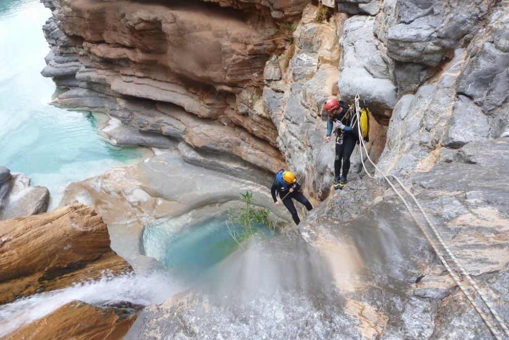 Canyioning dans la vallée de l'ourika