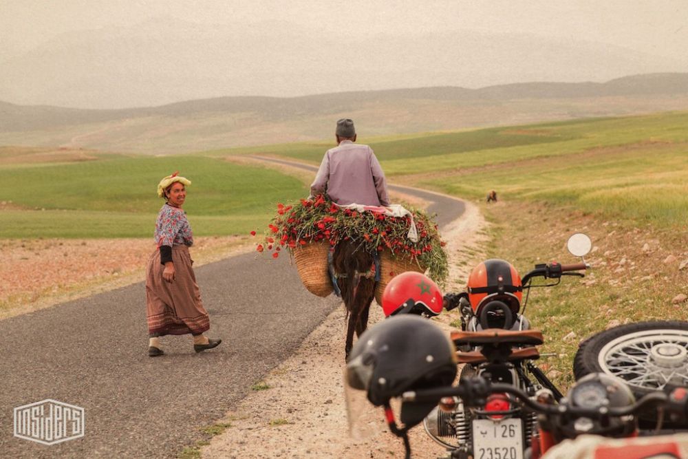 Le désert d'Agafay en Side car