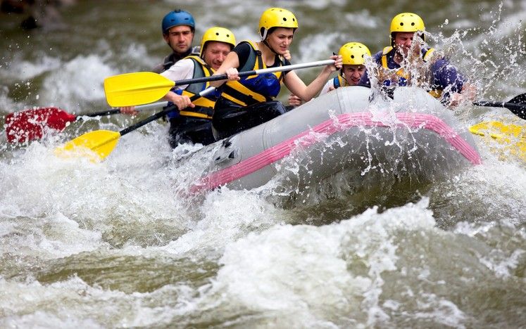 Rafting dans la vallée d'Ijoukak + picnic